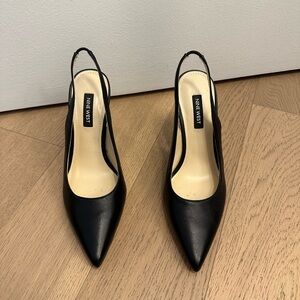 Nine West Black Pointed-Toe Heels